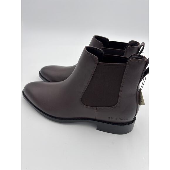 Cole Haan Hawthorne Leather Pull-On Chelsea Boots Size 9.5 NEW - Picture 3 of 7